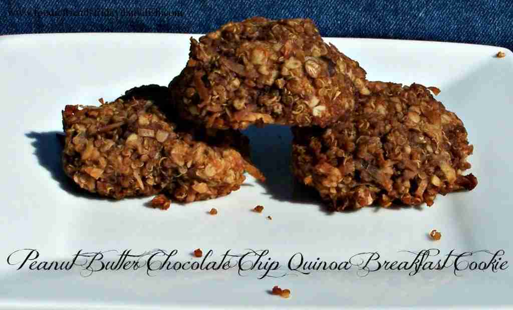Peanut Butter Chocolate Chip Quinoa Breakfast Cookies