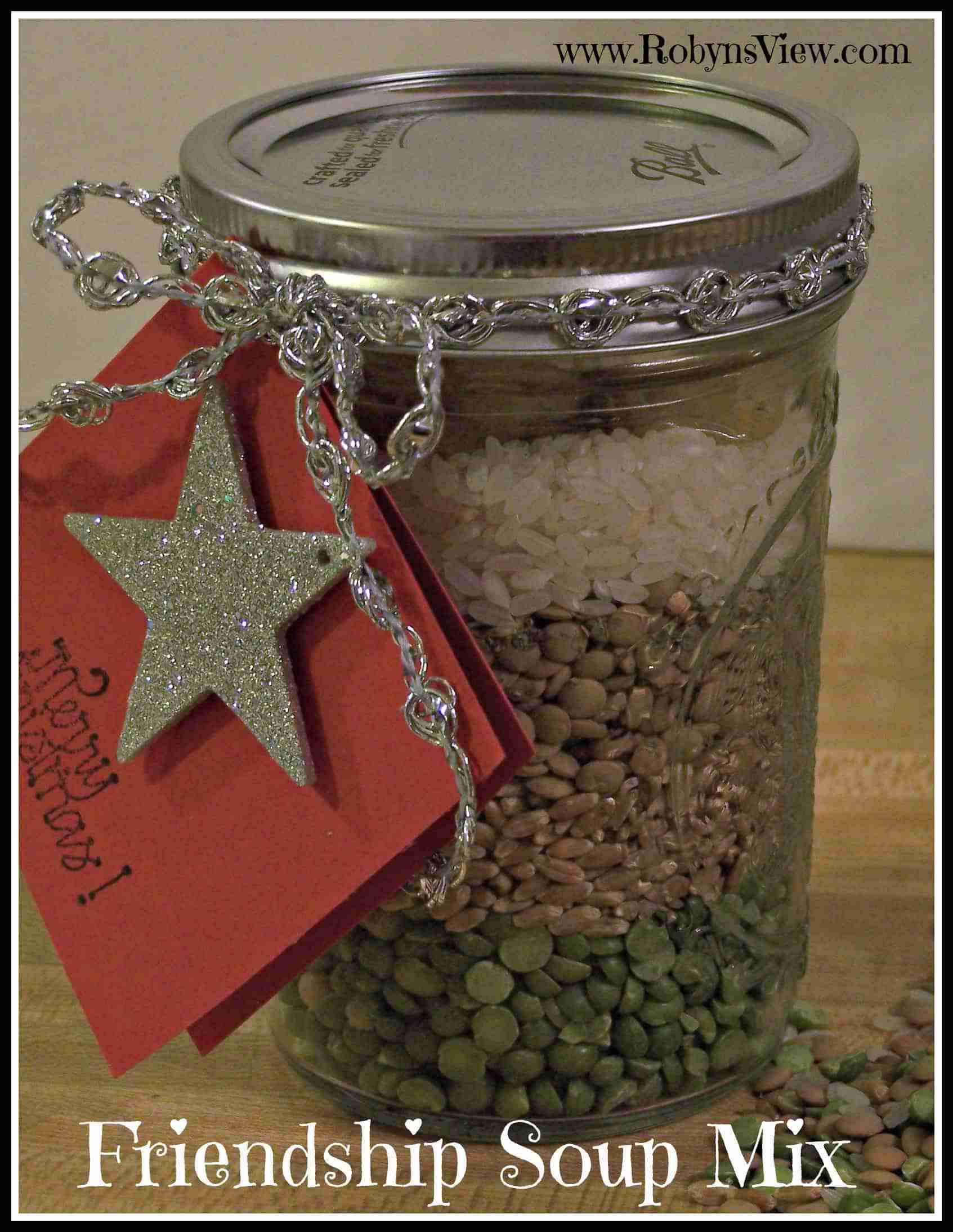 Gifts in a Jar: Friendship Soup Mix