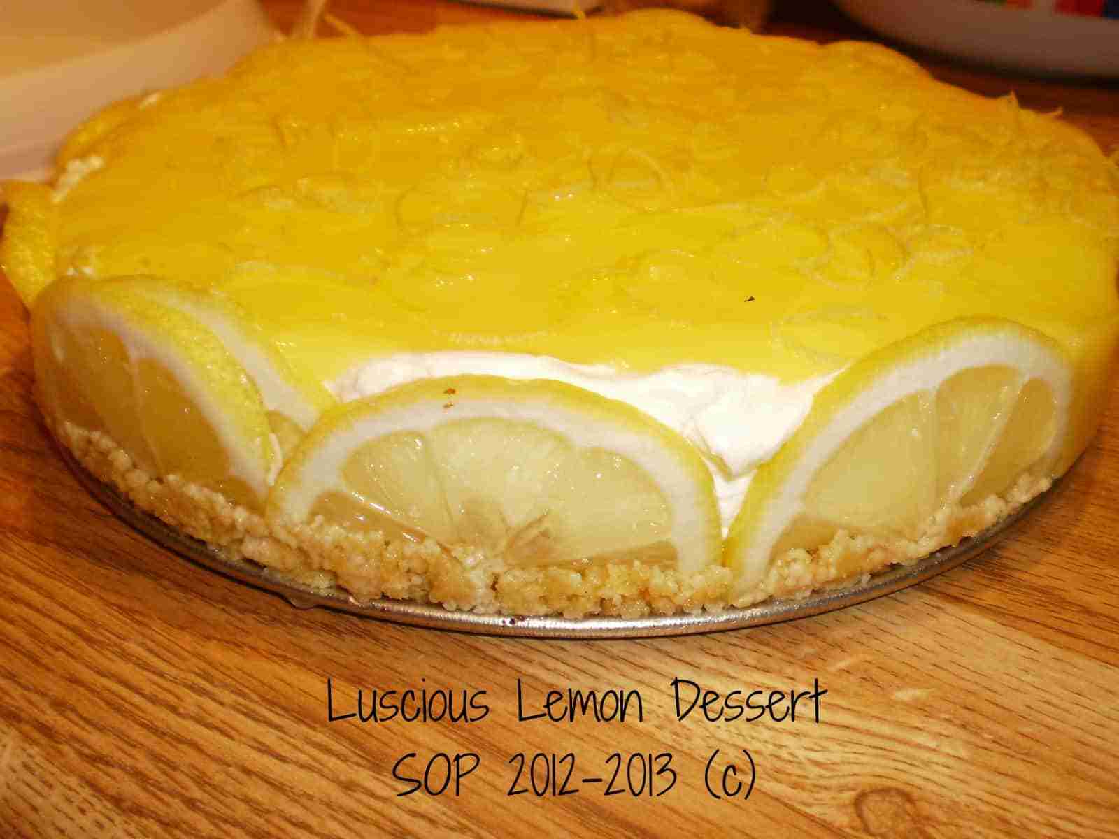 Luscious Lemon Dessert