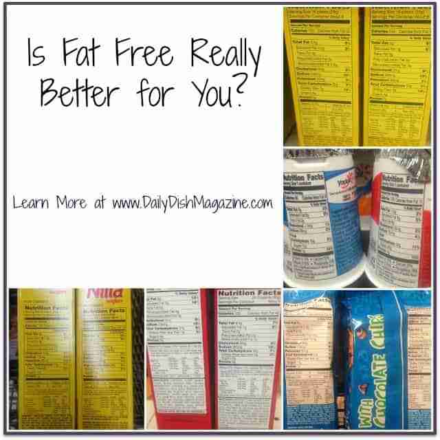 Is Fat Free Really Better for You
