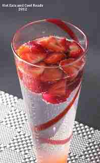 Bing Cherry and Strawberry MojitoVia Hot Eats and Cool Reads