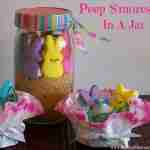 Peep Smores in a Jar