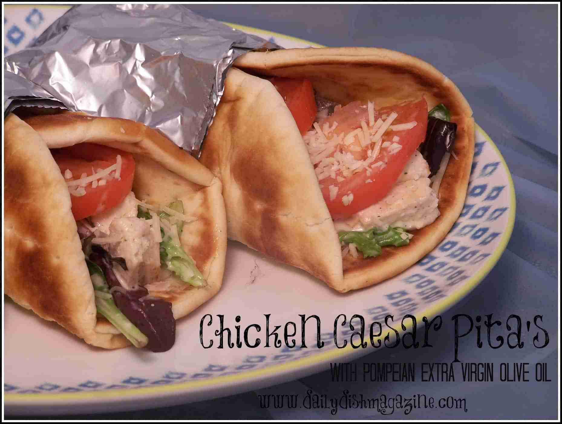 Chicken Caesar Pita's