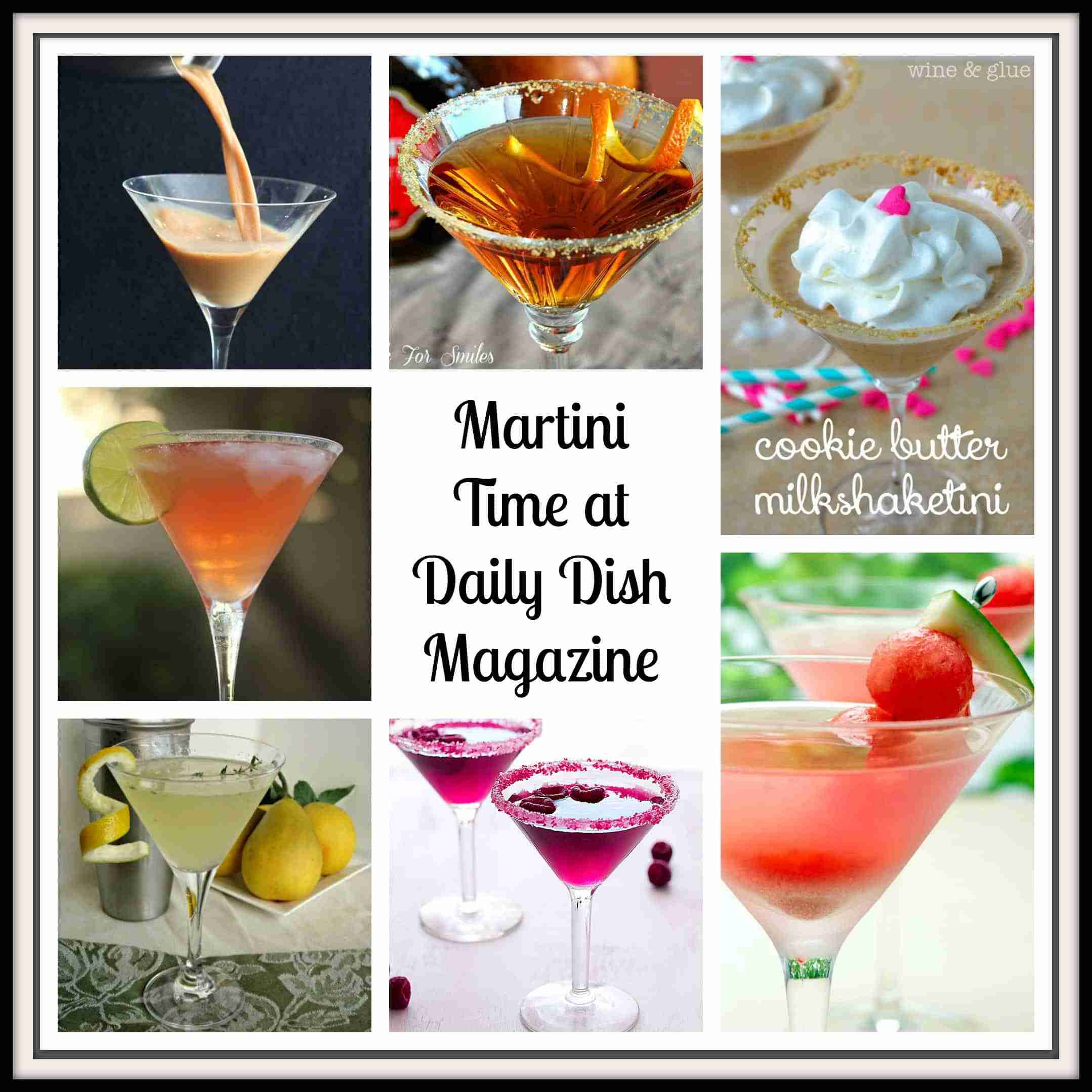 Thirsty Thursday: Martini Recipes  #thirstythursday