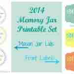 2014 Memory Jar Printable Label Set