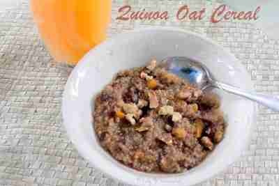 Quinoa Oat Cereal ~ Daily Dish Magazine
