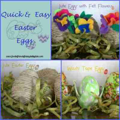 Crafting with Plastic Easter Eggs