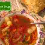 Vegetable Soup ~ Daily Dish Magazine #soup #vegetable