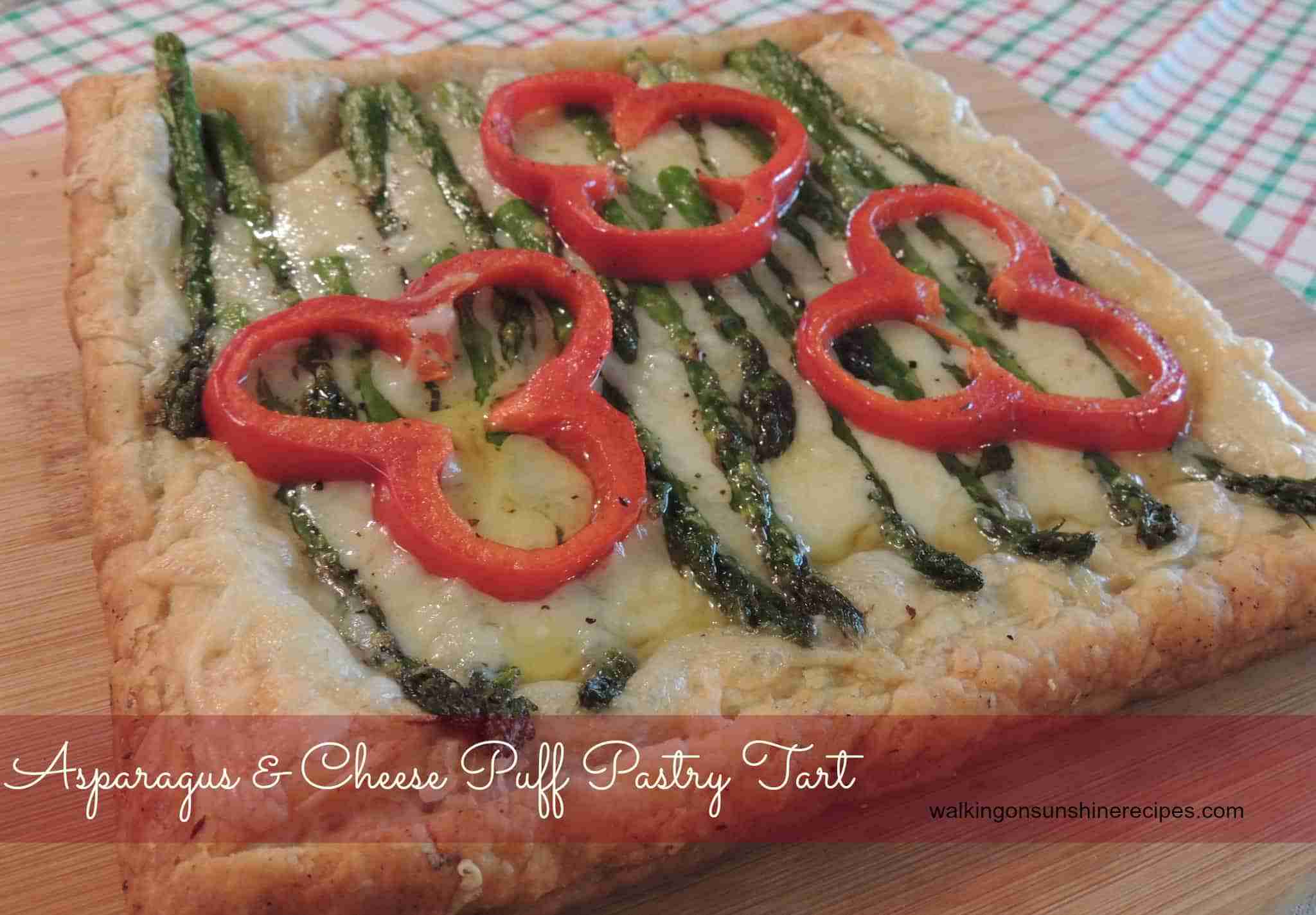 Asparagus Puff Pastry Tart