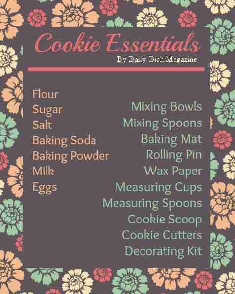 Cookie Essentials Free Printable ~ How to Make Cookies