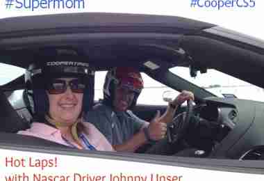 Hot Laps with Johnny Unser at Supermom Ride and Drive 2014