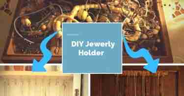 DIY Jewelry Holder - easy to make and inexpensive/ Daily Dish Magazine #DIY #jewelry