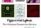 Free Halloween Bottle Labels Printable