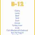 Foods High in B-12