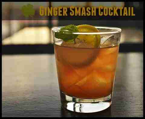 Celebrate St. Patty's Day with a Ginger Smash Cocktail from Yellowtail Sunset