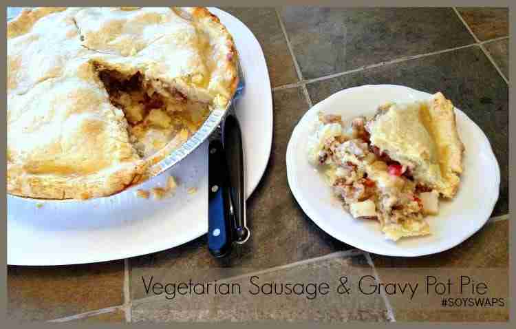 Vegetarian Sausage and Gravy Pot Pie
