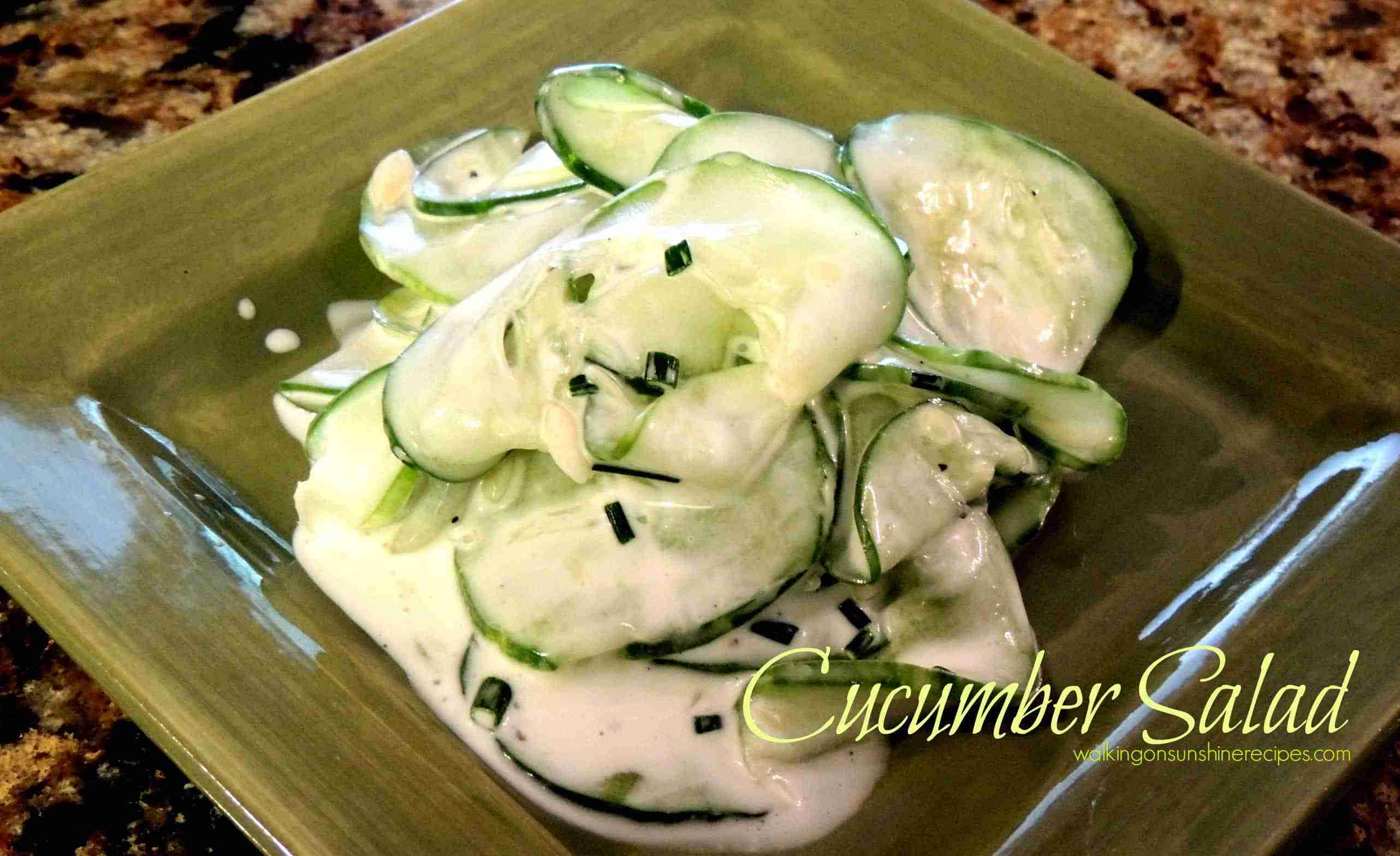Cucumber Salad promo
