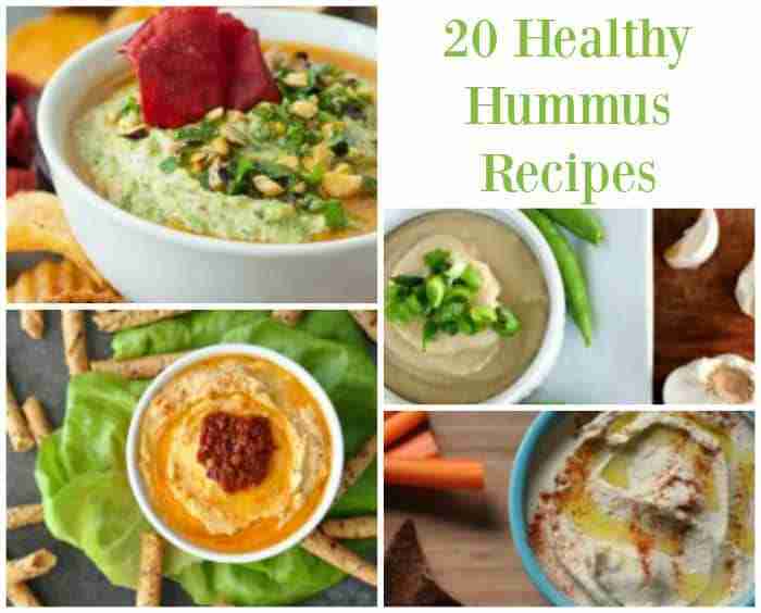 20 Healthy Hummus Recipes You Have to Try!