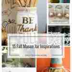 Fall Mason Jar Inspirations | Daily Dish Magazine