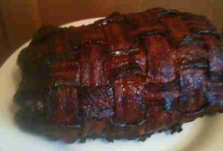 BBQ Bacon Wrapped Meatloaf