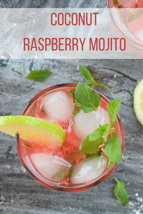 Coconut Raspberry Mojito Recipe | Daily Dish Magazine
