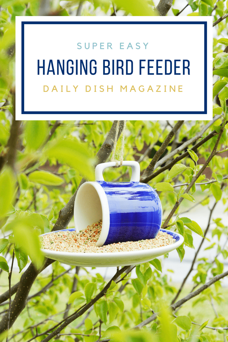 Easy Hanging Bird Feeder Tutorial | Daily Dish Magazine