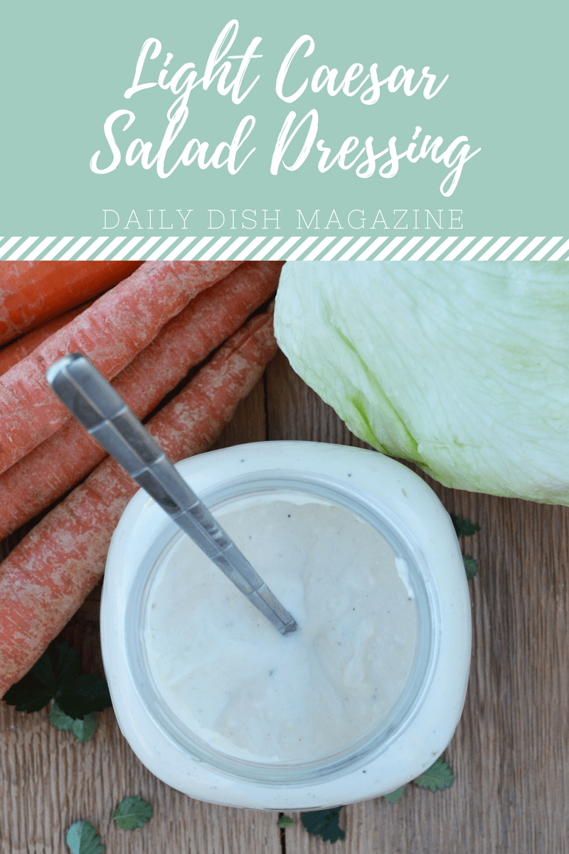 Light Caesar Salad Dressing
