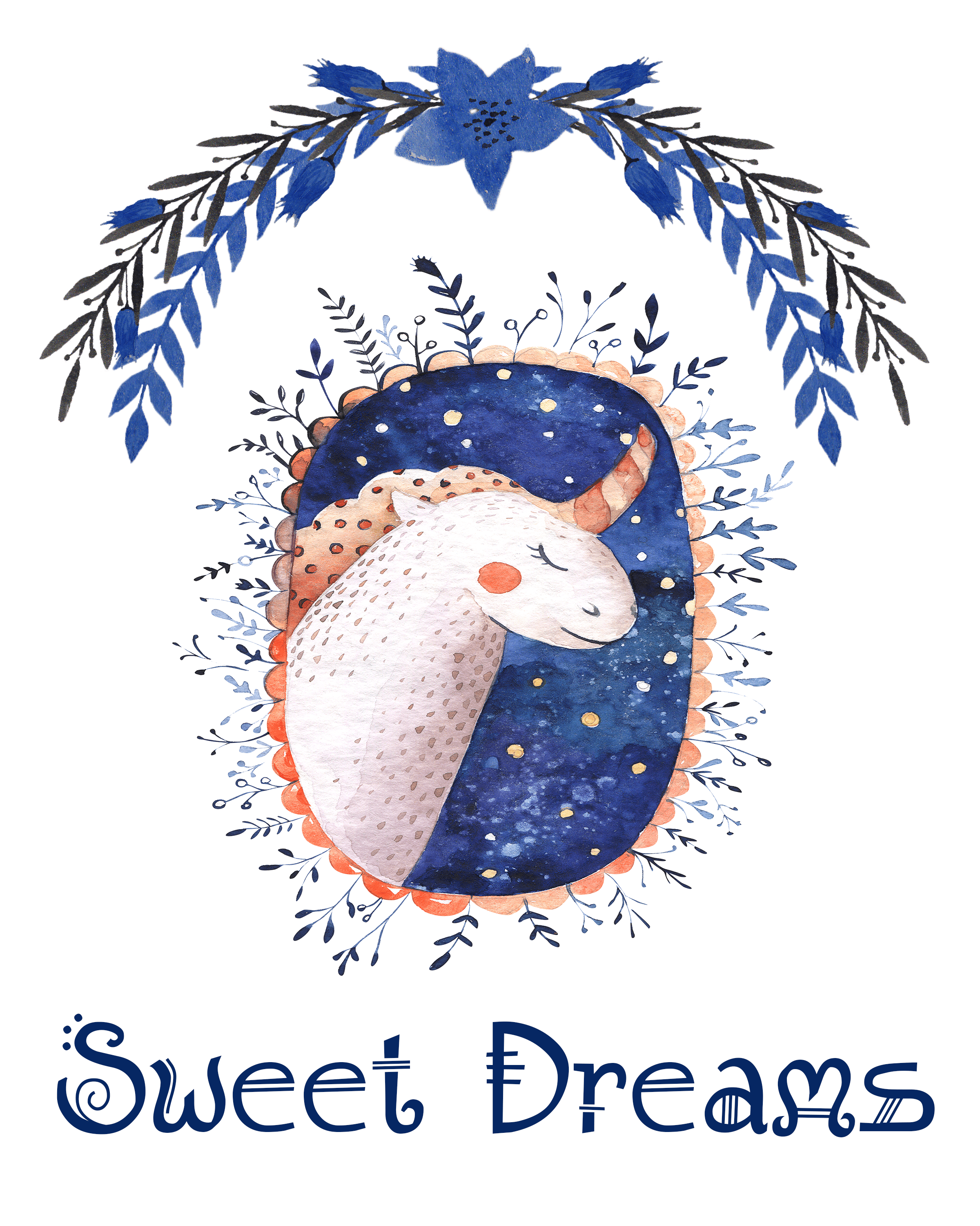 Free Unicorn Sweet Dreams Printable Are | #NationalUnicornDay