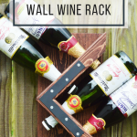 DIY Homemade Wall Wine Rack