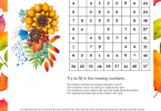 Free Fall Thanksgiving Puzzle Printables