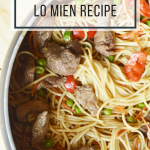 Easy Beef Lo Mien Recipe