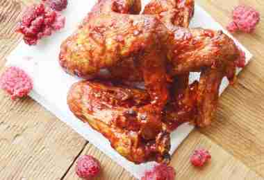 Raspberry Chipotle Chicken Wings