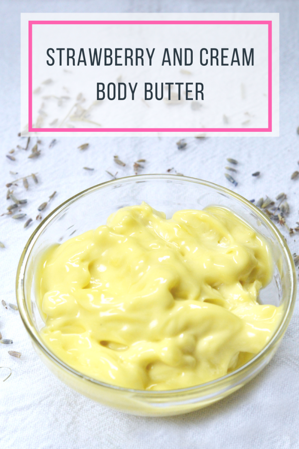 Strawberry and Cream Fluffy Body Butter Recipe