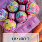 Easy Marbled Easter Eggs