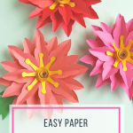 Easy Paper Flower Craft