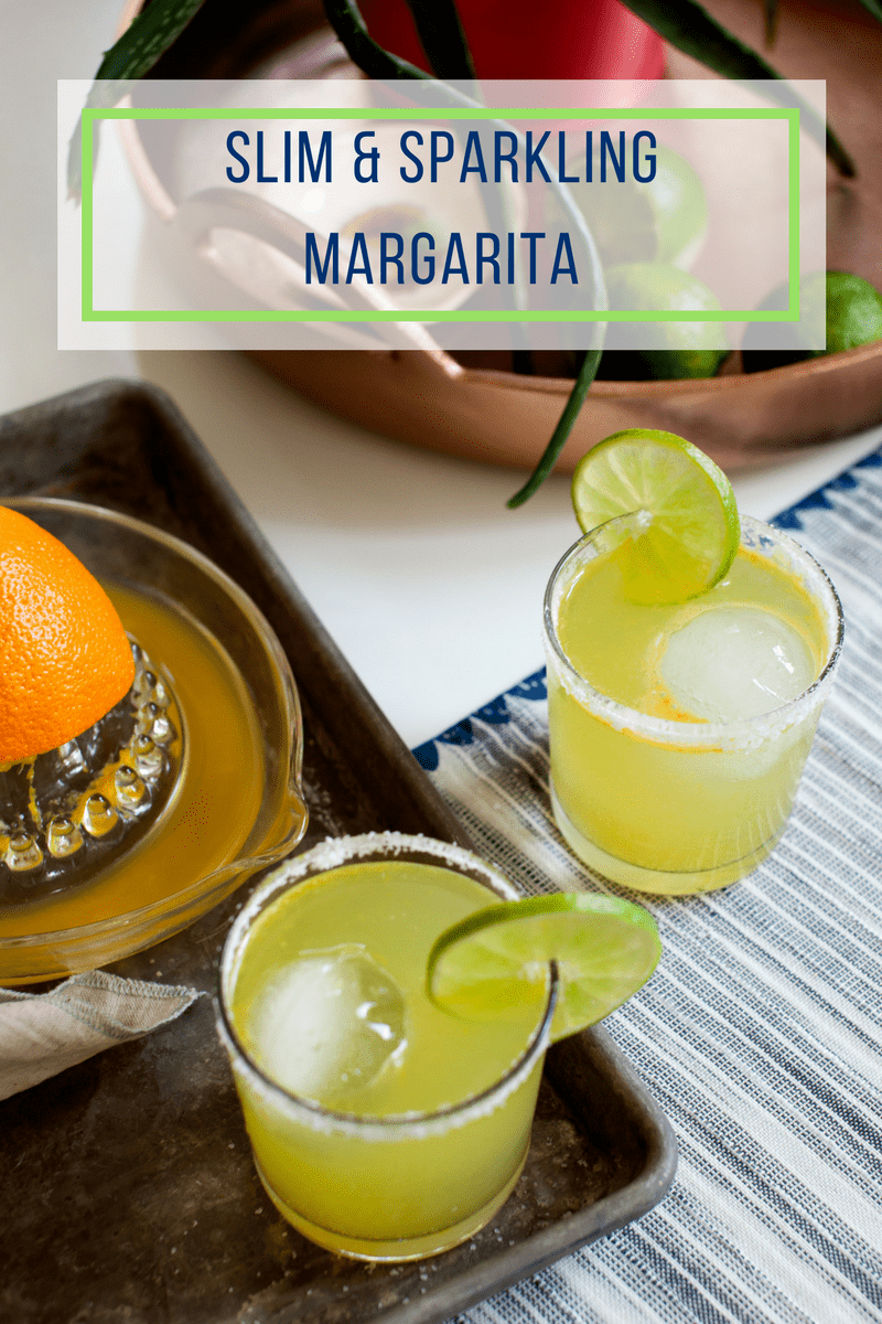 Slim and Sparkling Margarita for Cinco de Mayo!