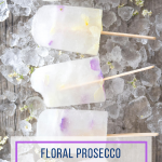 Edible Floral Prosecco Winesicles