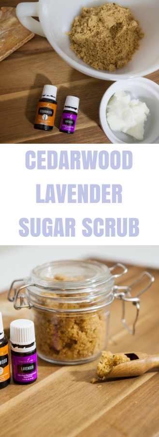 Cedarwood Lavender Brown Sugar Scrub