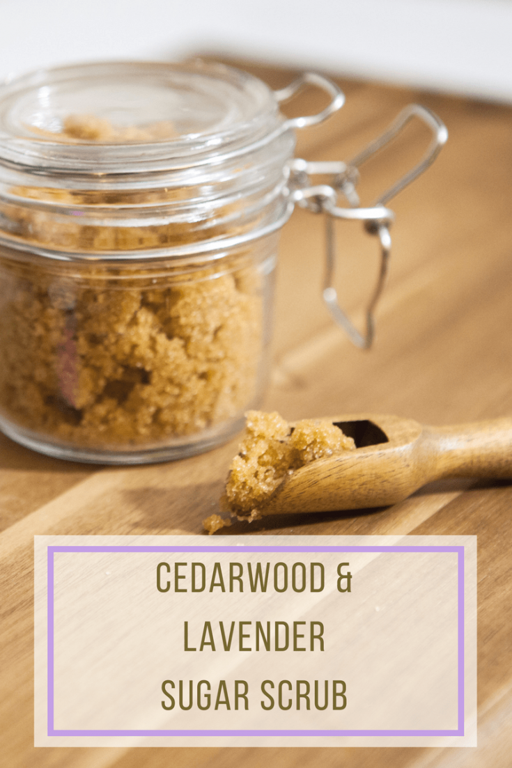 Cedarwood Lavender Brown Sugar Scrub