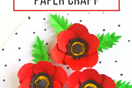 paper poppy flower craft