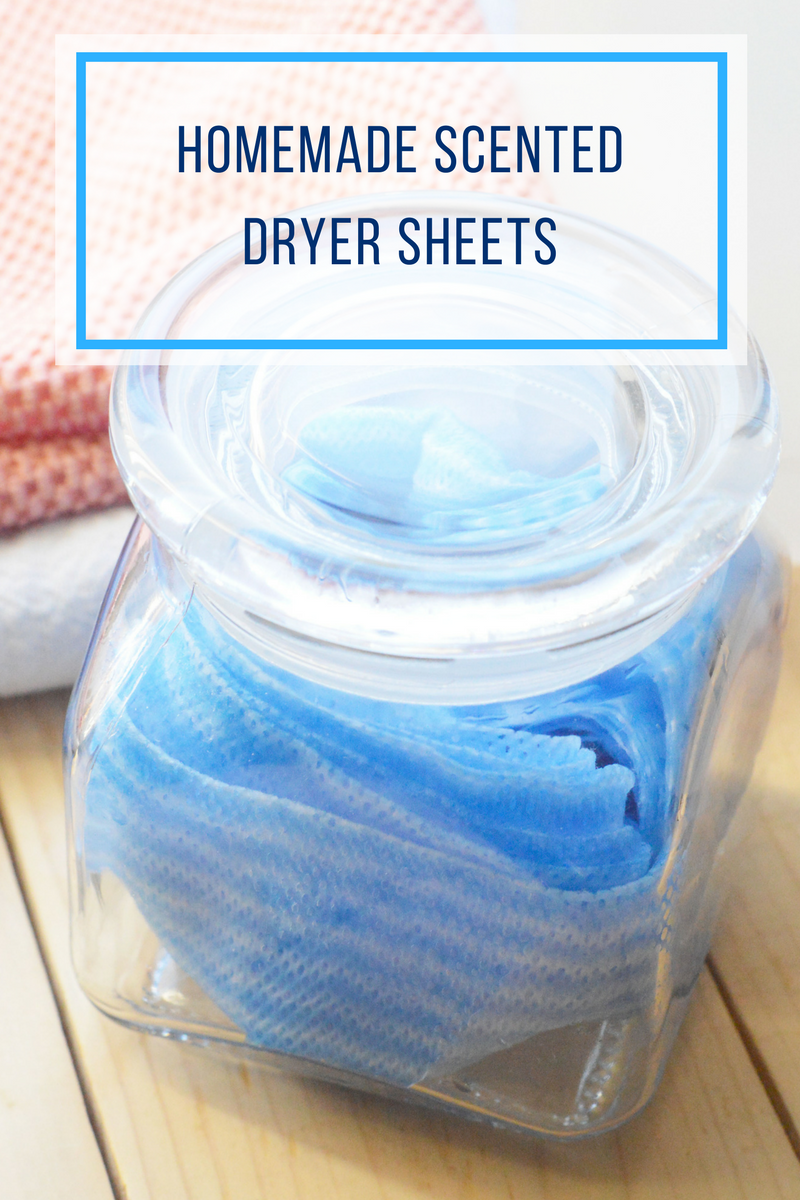 Homemade Scented Dryer Sheets